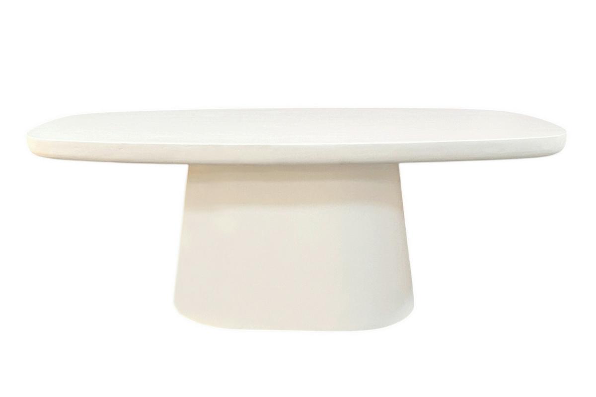 Couchtisch Weiß B: 122 cm - Weiß, Design, Holzwerkstoff/Stein (122/70/46cm) - MID.YOU