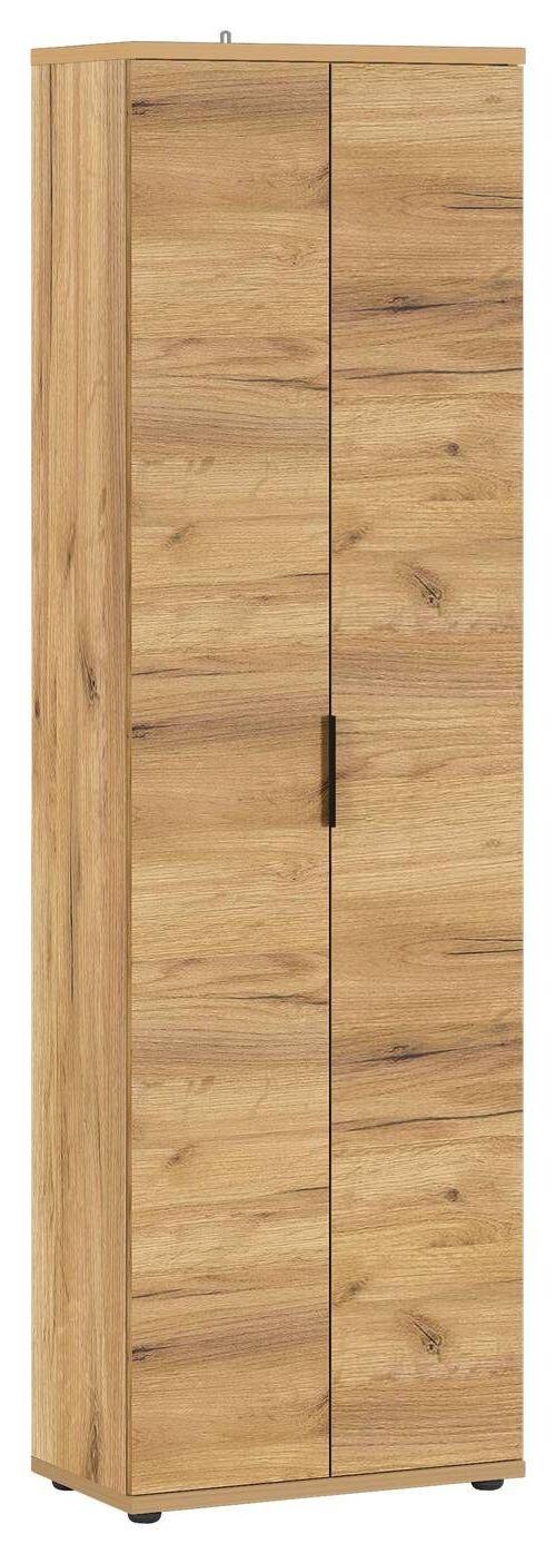 Garderobenschrank Gw-Fremont Eiche Dekor B: 59 cm - Eichefarben, KONVENTIONELL, Holzwerkstoff (59/199/34cm) - Germania