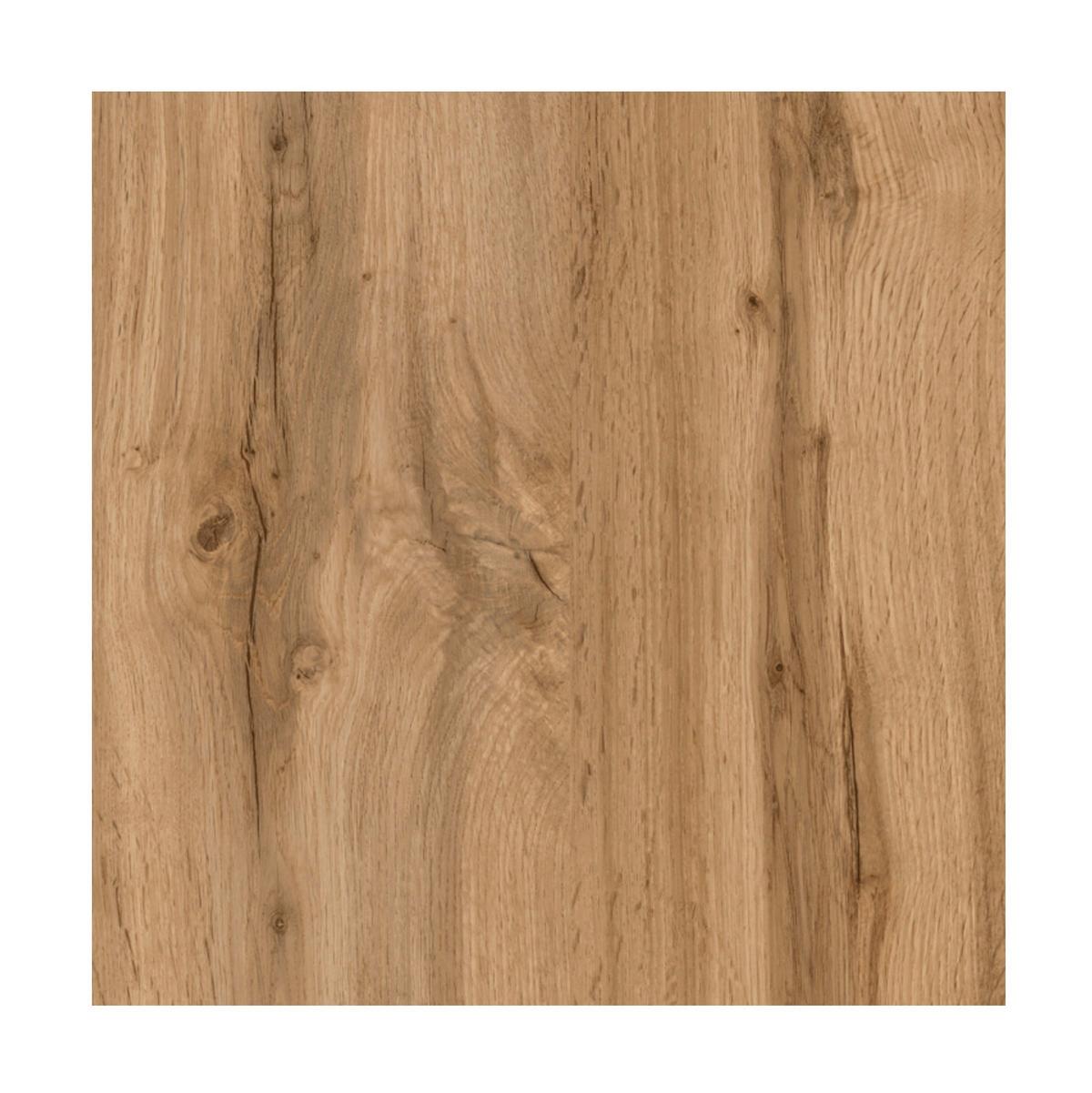 Waschbecken mit Unterschrank Manchester B:100cm Eiche Dekor - Eichefarben/Weiß, MODERN, Keramik/Holzwerkstoff (100cm) - Held