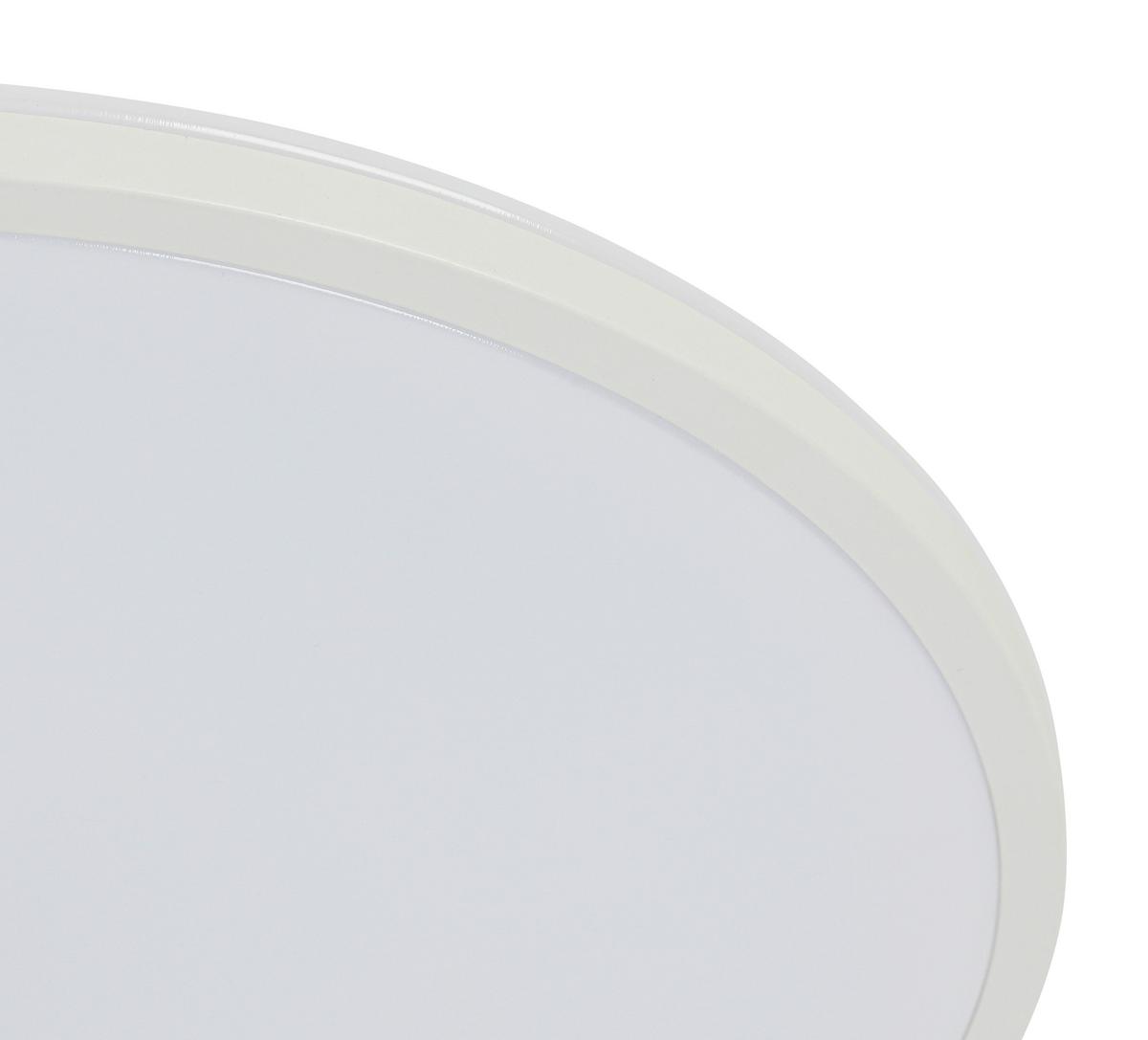 Led-deckenleuchte, 4000k Cesur - Weiß, Basics, Kunststoff/Metall (39,2/4,2cm) - Luca Bessoni