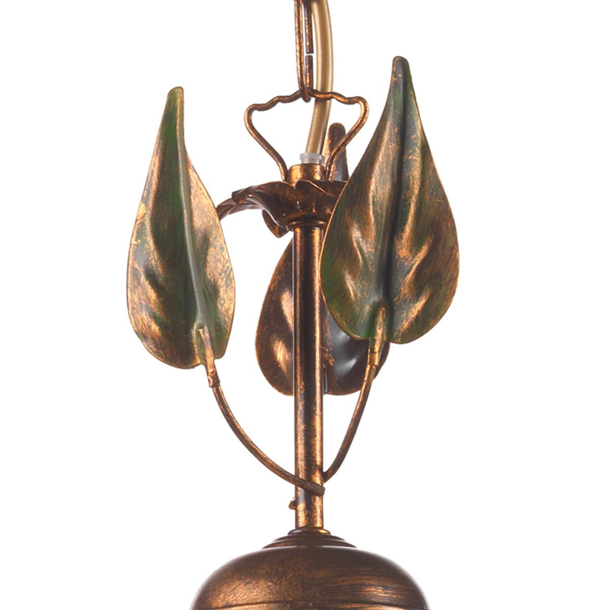 Hängeleuchte Klar Bronzefarben L: 30 cm - Klar/Bronzefarben, KONVENTIONELL, Glas/Metall (30/30/90cm)
