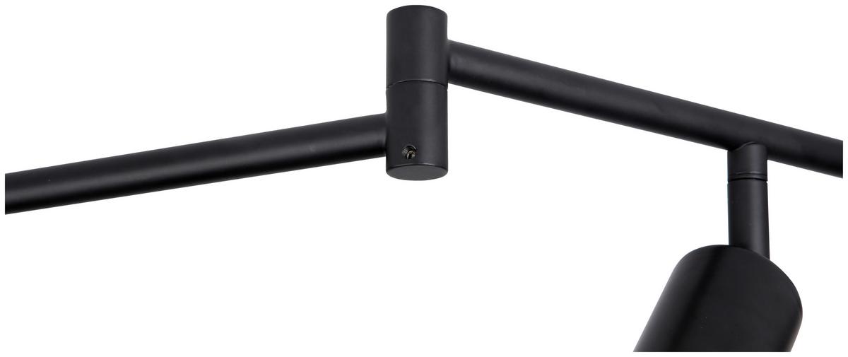 Bodové svietidlo MOLLY, 6xE27 max. 24W, 230V - čierna, Konventionell, kov (180/8,5/15,5cm) - Mömax