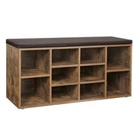 LAVICE S BOTNÍKEM VINTAGE - hnědá, Trend, kompozitní dřevo (104/48/30cm) - Boxxx
