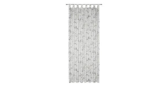 Vorhang mit Schlaufen und Band Karla 140x255 cm Grau/Taupe - Taupe/Grau, ROMANTIK / LANDHAUS, Textil (140/255cm) - James Wood