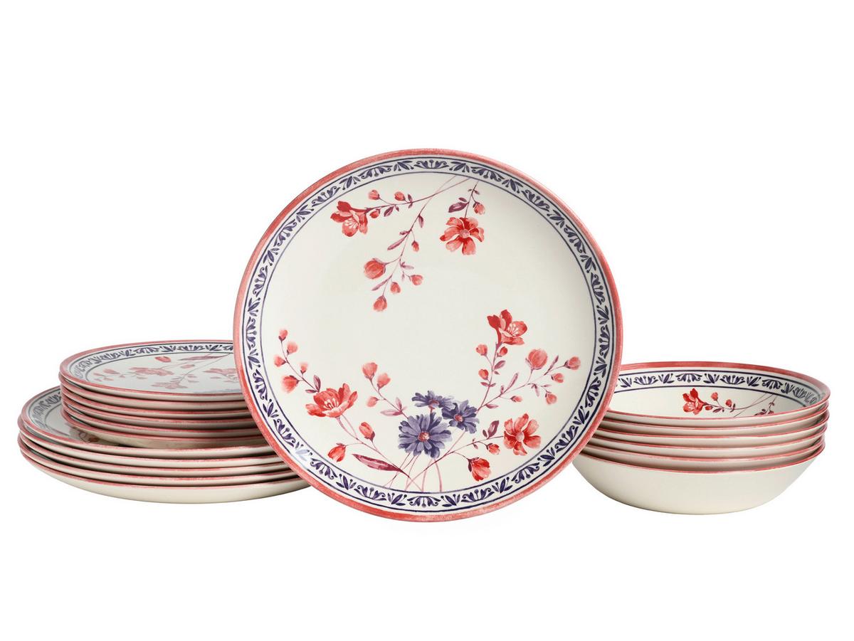 Tafelservice Cottage Multicolor 18--Teilig - Multicolor, Basics, Keramik - Creatable