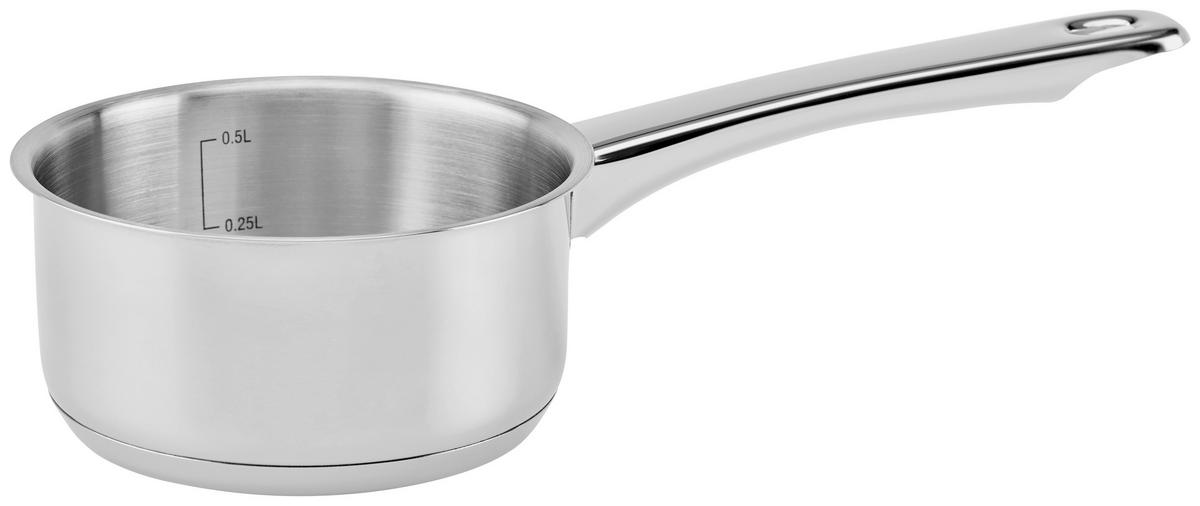 Nyeles Lábas Alfred - nemesacélszínű, Konventionell, fém (12/6cm) - James Wood