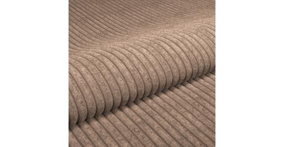 Megasofa Pelle-Megasofa - Wengefarben/Cappuccino, Trend, Textil (261/124cm) - Luca Bessoni