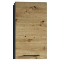 HORNÁ KUCHYNSKÁ SKRINKA MAJA H 40 - čierna/farba smreku, Konventionell, kompozitné drevo/plast (40cm)