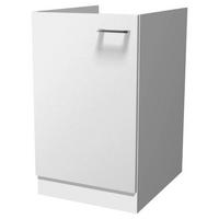 Spülenunterschrank Lucca Weiß B: 50 cm - Weiß, KONVENTIONELL, Holzwerkstoff (50/82/57cm) - FlexWell