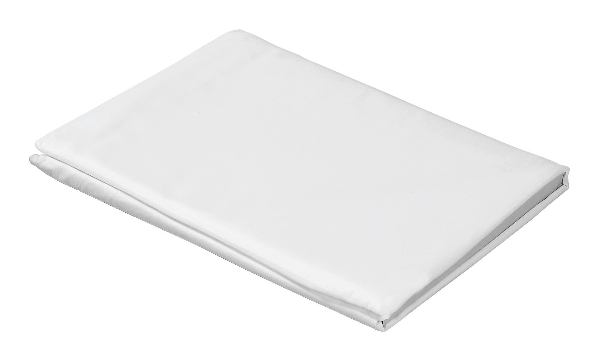 Betttuch Jena - Weiß, KONVENTIONELL, Textil (220/260cm) - Ondega