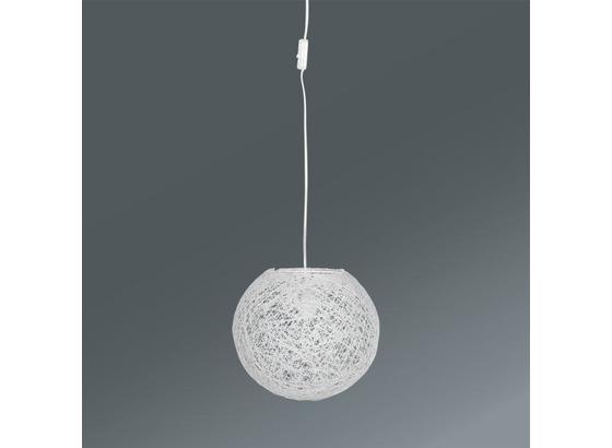 Závesná Lampa Sophia - biela, Štýlový, ďalšie prírodné materiály (30cm) - MÖMAX modern living Závesná Lampa Sophia - biela, Štýlový, ďalšie prírodné materiály (30cm) - MÖMAX modern living