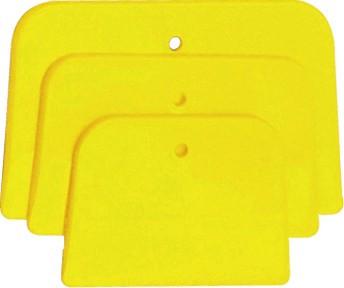 Karosseriespachtel 3er Set - Gelb, KONVENTIONELL, Kunststoff (6.10.12cm) - Gebol Karosseriespachtel 3er Set - Gelb, KONVENTIONELL, Kunststoff (6.10.12cm) - Gebol