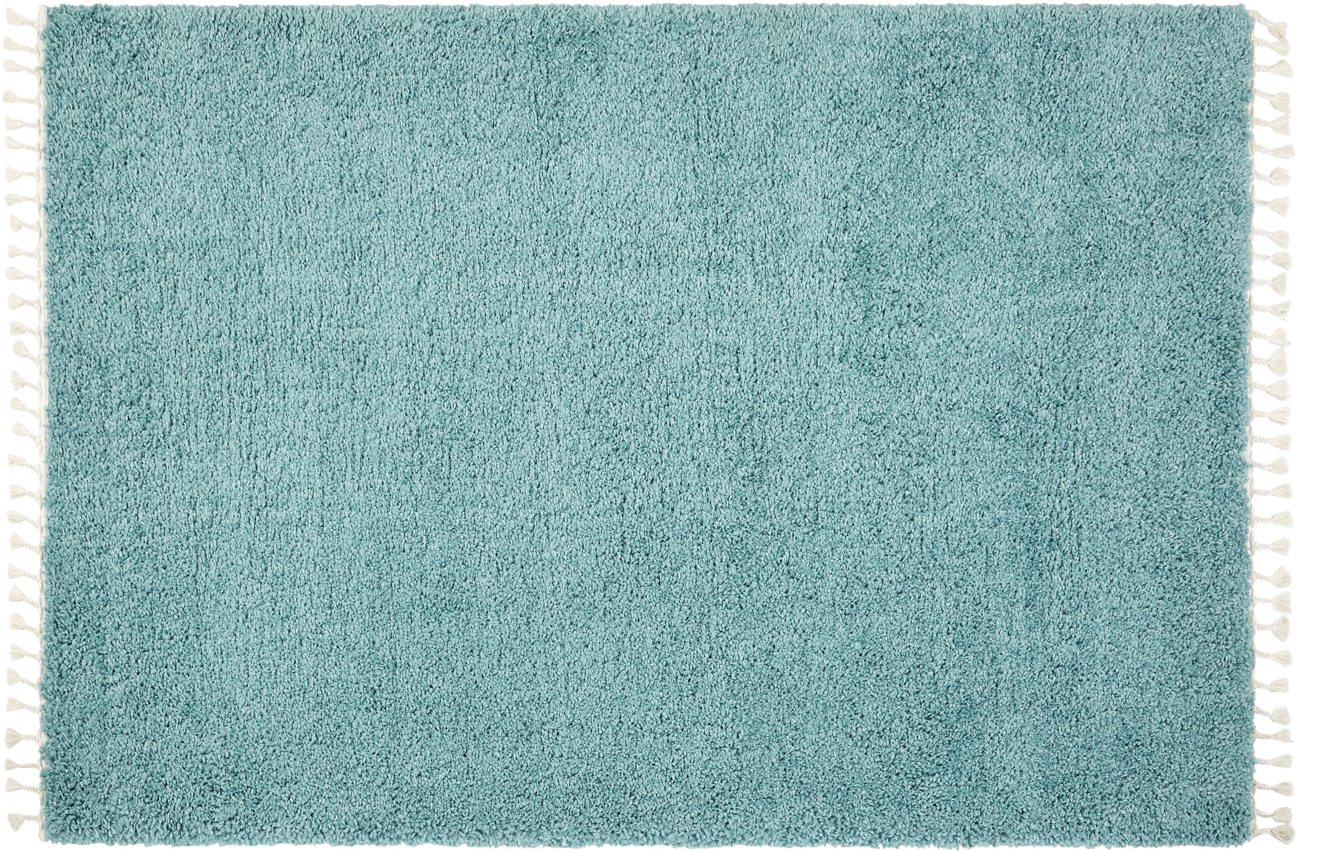 Webteppich Luca - Hellblau, MODERN, Textil (160/230cm) - Luca Bessoni