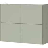 Schuhschrank Gw-Binetto Grün/Eichefarben B: 97 cm - Eichefarben/Grün, Design, Holzwerkstoff (97/79/27cm) - Livetastic