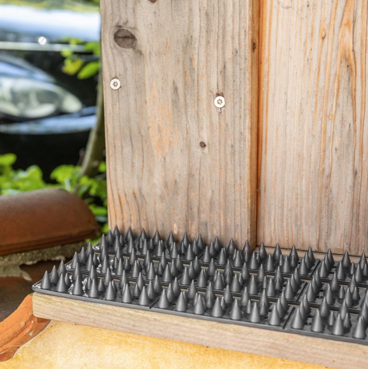 Tierabwehr-Barriere Schwarz 10 Stück - Schwarz, Basics (4,5/1,5/49cm)