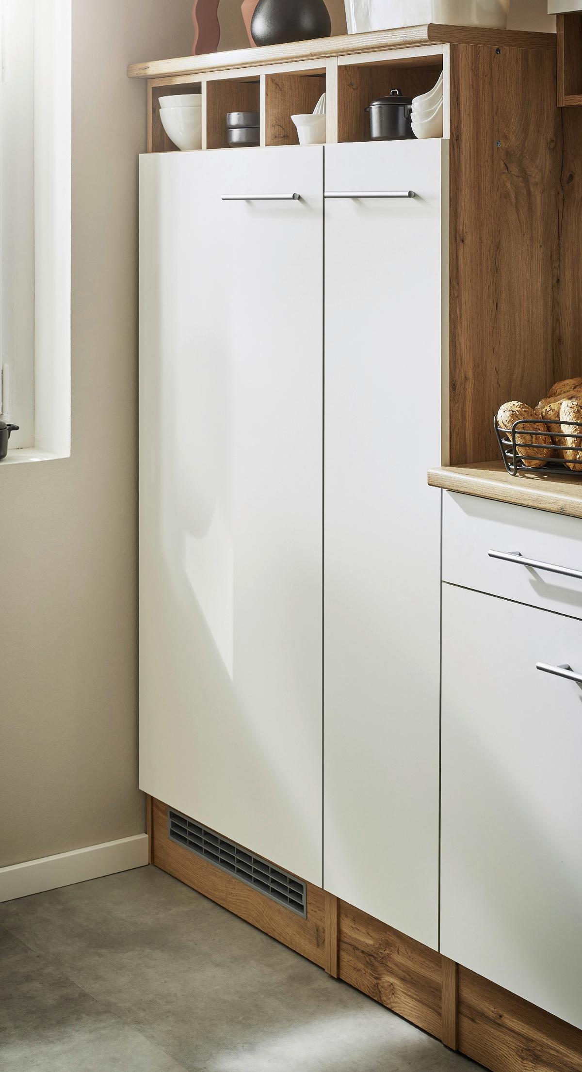 Eckküche Hilde Wildeiche - Wildeiche/Weiß, Basics, Holzwerkstoff (310/172cm) - Respekta