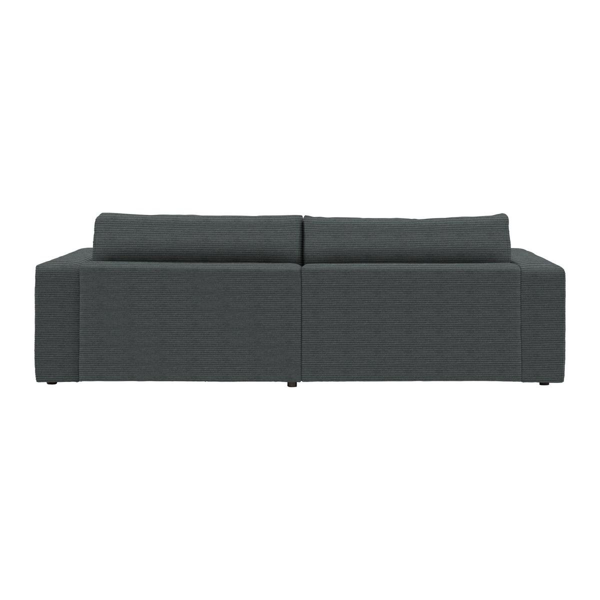 Rohová sedačka FABIONA, pravá, grafitový menč. / grafitová - grafitová, Modern, drevo (268/194cm) - Premium Living
