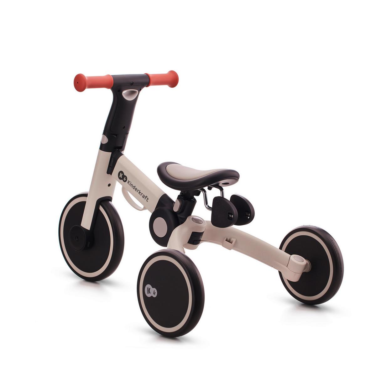 Dreirad 4trike Grau, B/h/t: 69x49x44,5cm - Grau, Basics, Kunststoff/Metall (69/49/44.5cm) - Kinderkraft