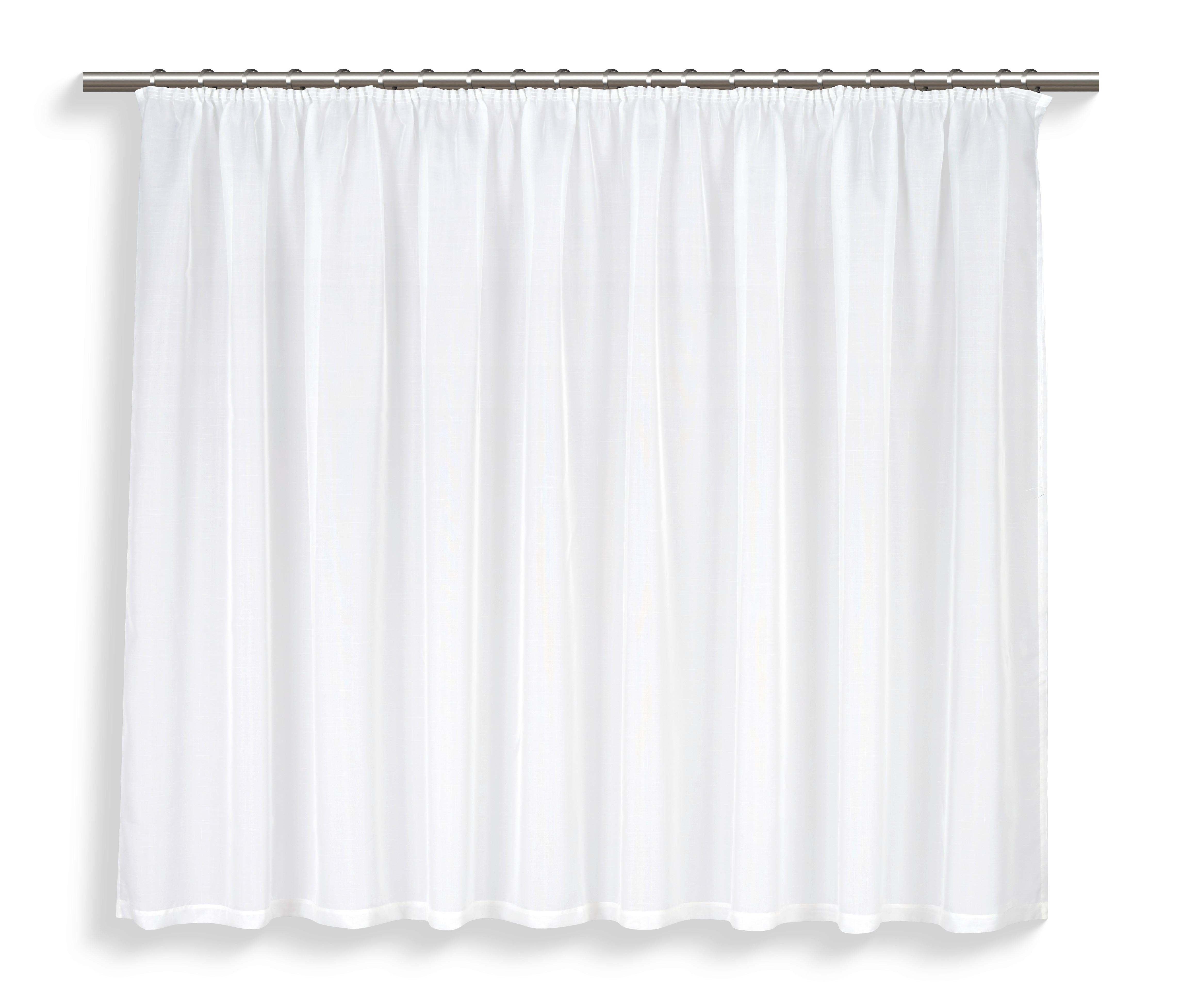 Store Fiolina - Weiß, MODERN, Textil (300/145cm) - Luca Bessoni