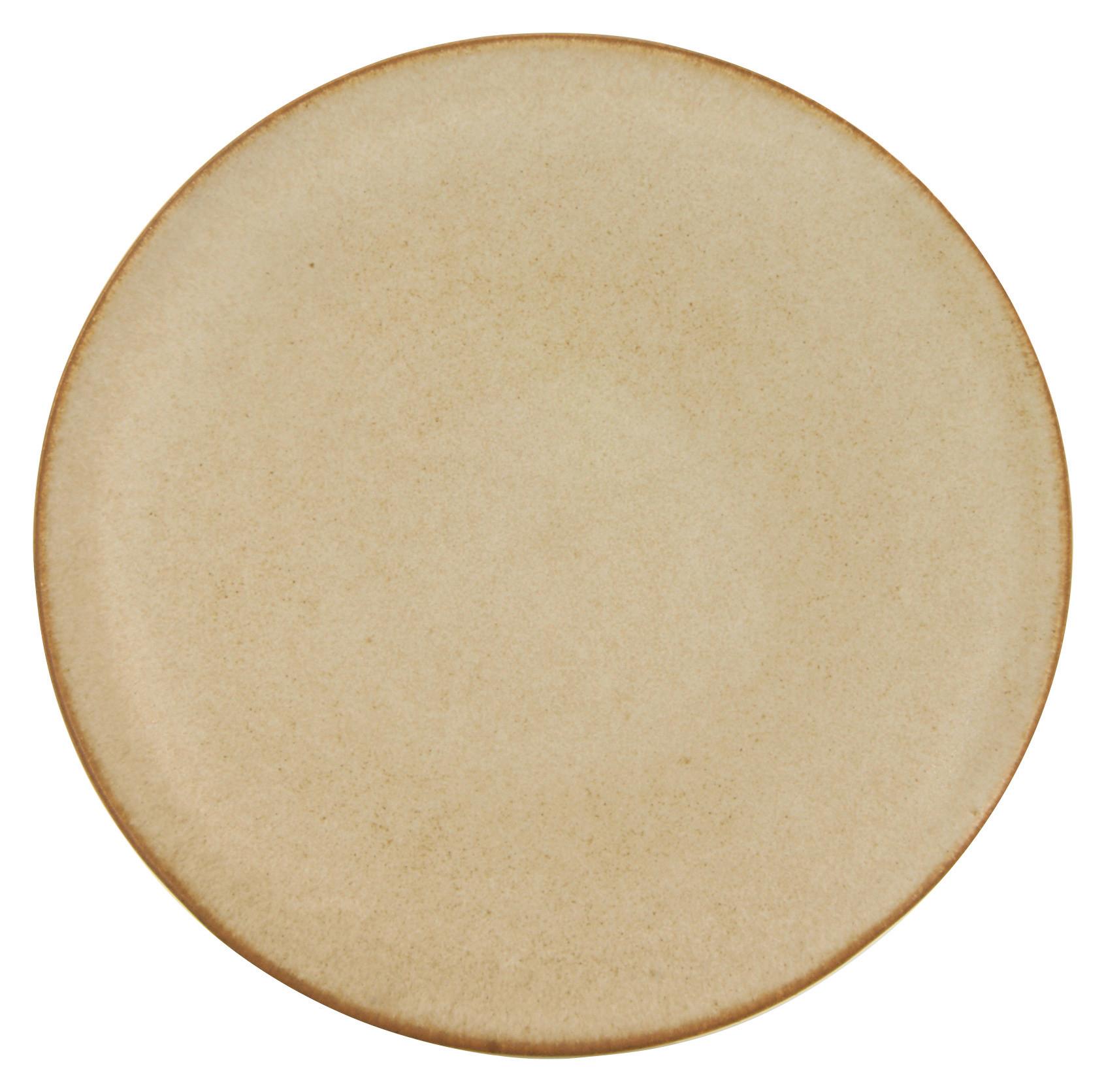 Dezertný Tanier Sahara, Ø: 21cm - biela, Štýlový, keramika (21/21/2,5cm) - Zandiara