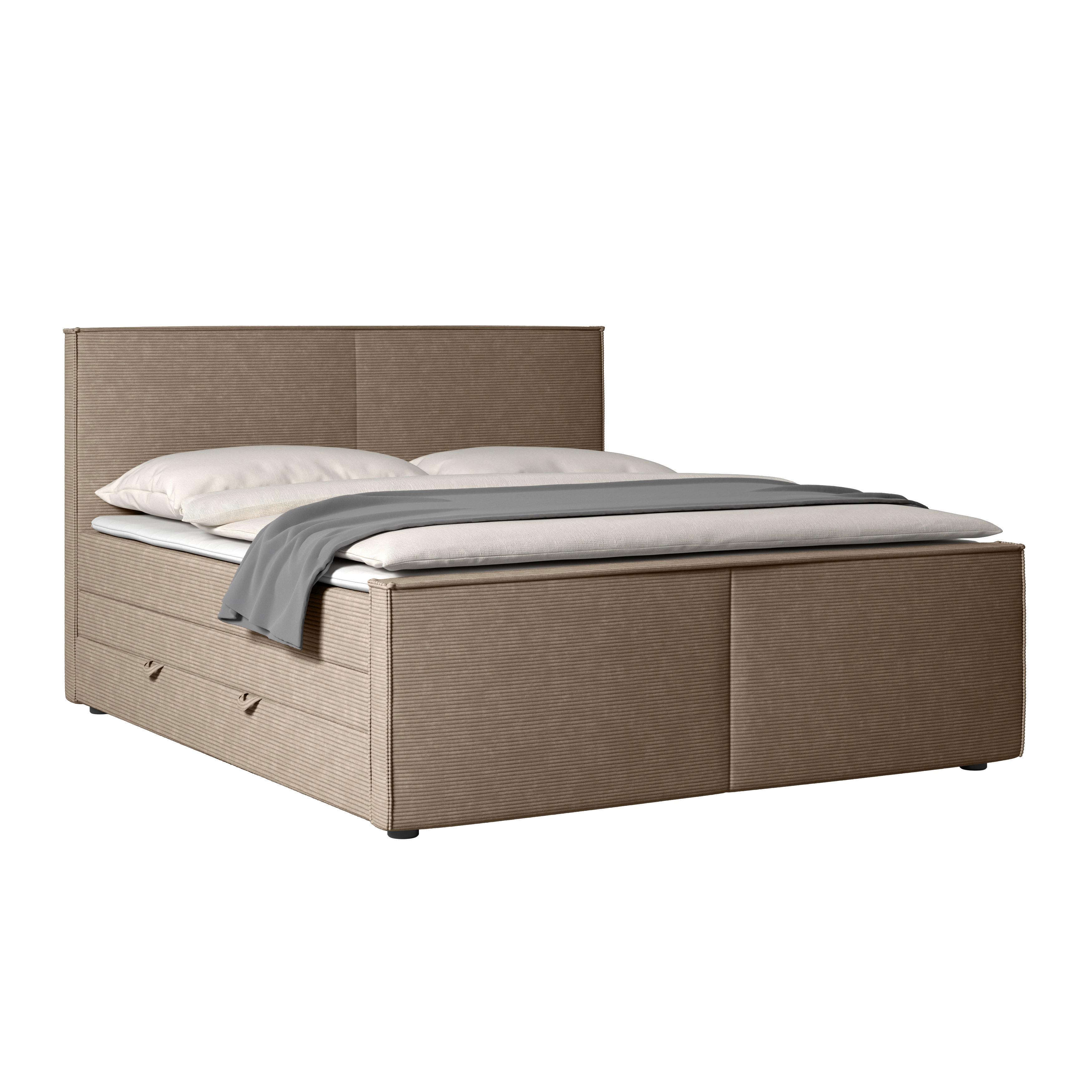 Boxspringbett Algier inkl.bettkasten, L: 180 cm