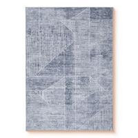 Teppich Naoki - Weiß/Grau, MODERN, Textil (120/170cm) - Ondega