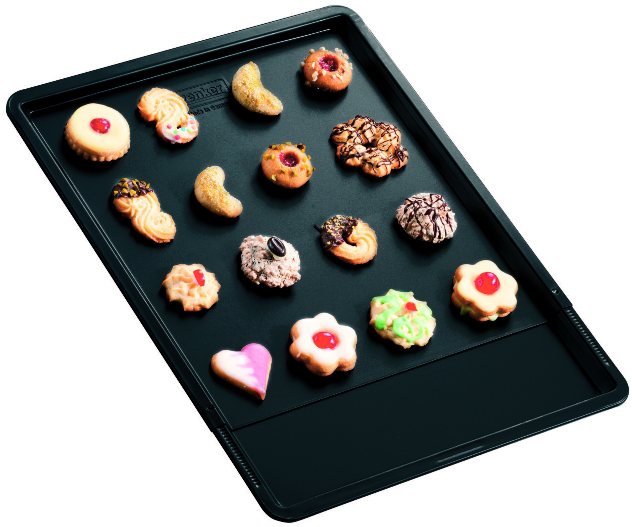 Backblech LxBxH: 37-52x33x1,5 cm Größenverstellbar