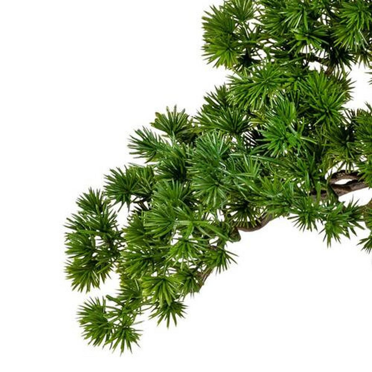 Kunstpflanze Bonsai Grün, inkl. Topf, H: 125 cm - Braun/Grün, Basics, Kunststoff (125cm) - P & B