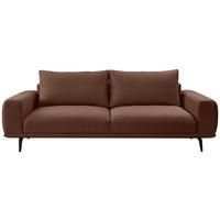 3-sitzer-sofa Selene Braun, B: 242 Cm - Schwarz/Braun, MODERN, Textil (242/89/115cm) - MID.YOU