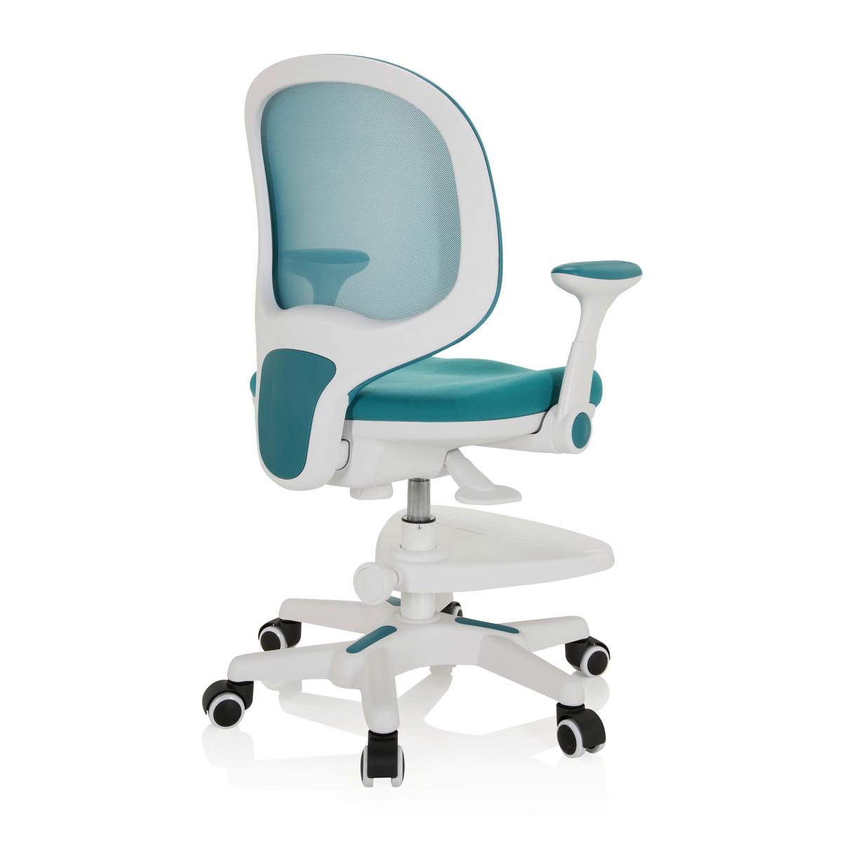 Jugenddrehstuhl Kid Ergo Blau/weiß Bis 80 Kg - Blau/Weiß, MODERN, Kunststoff/Textil (56/89/52cm) - MID.YOU