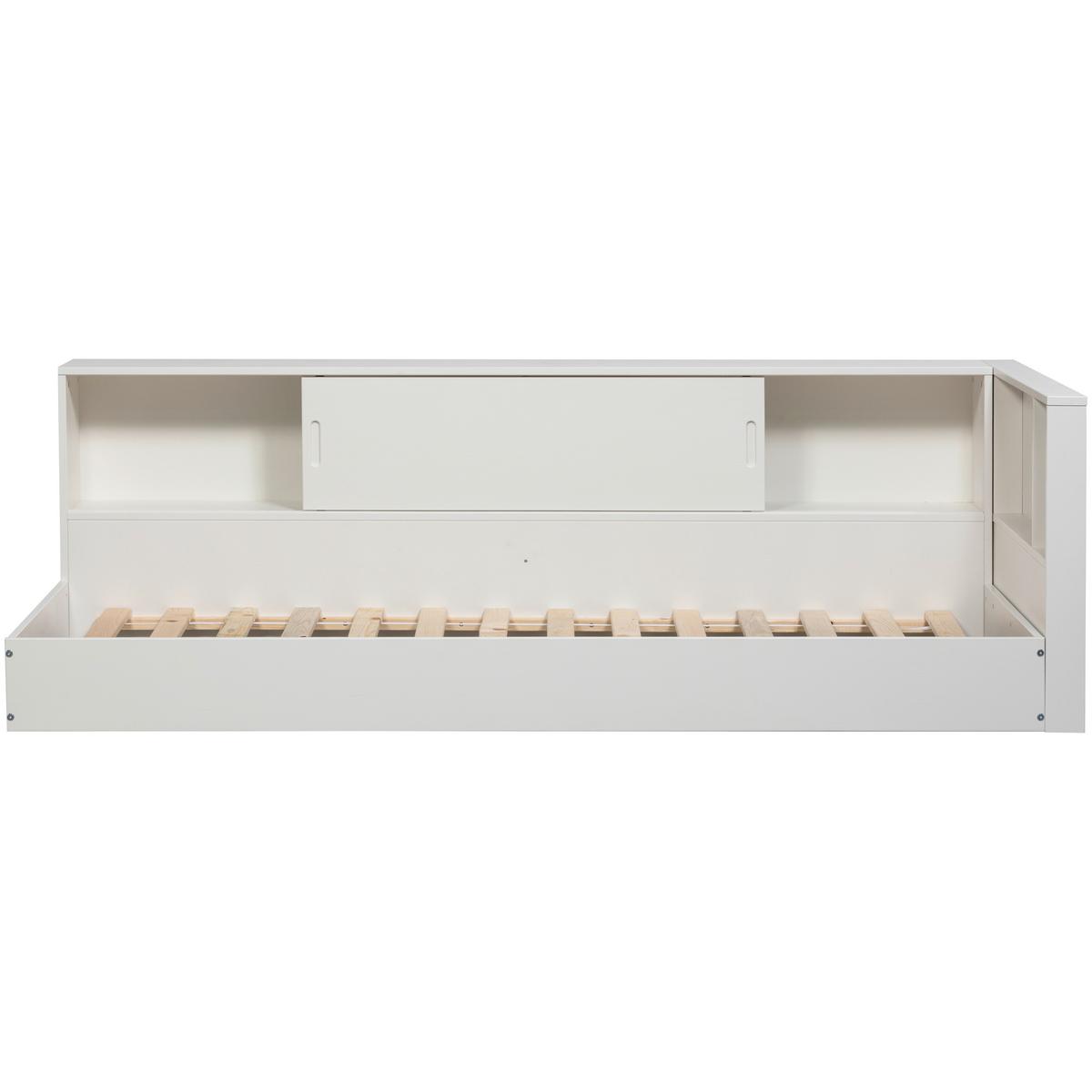 BODENBETT. Carter Weiß 90x200cm - Weiß, Basics, Holz (90/200cm) - MID.YOU