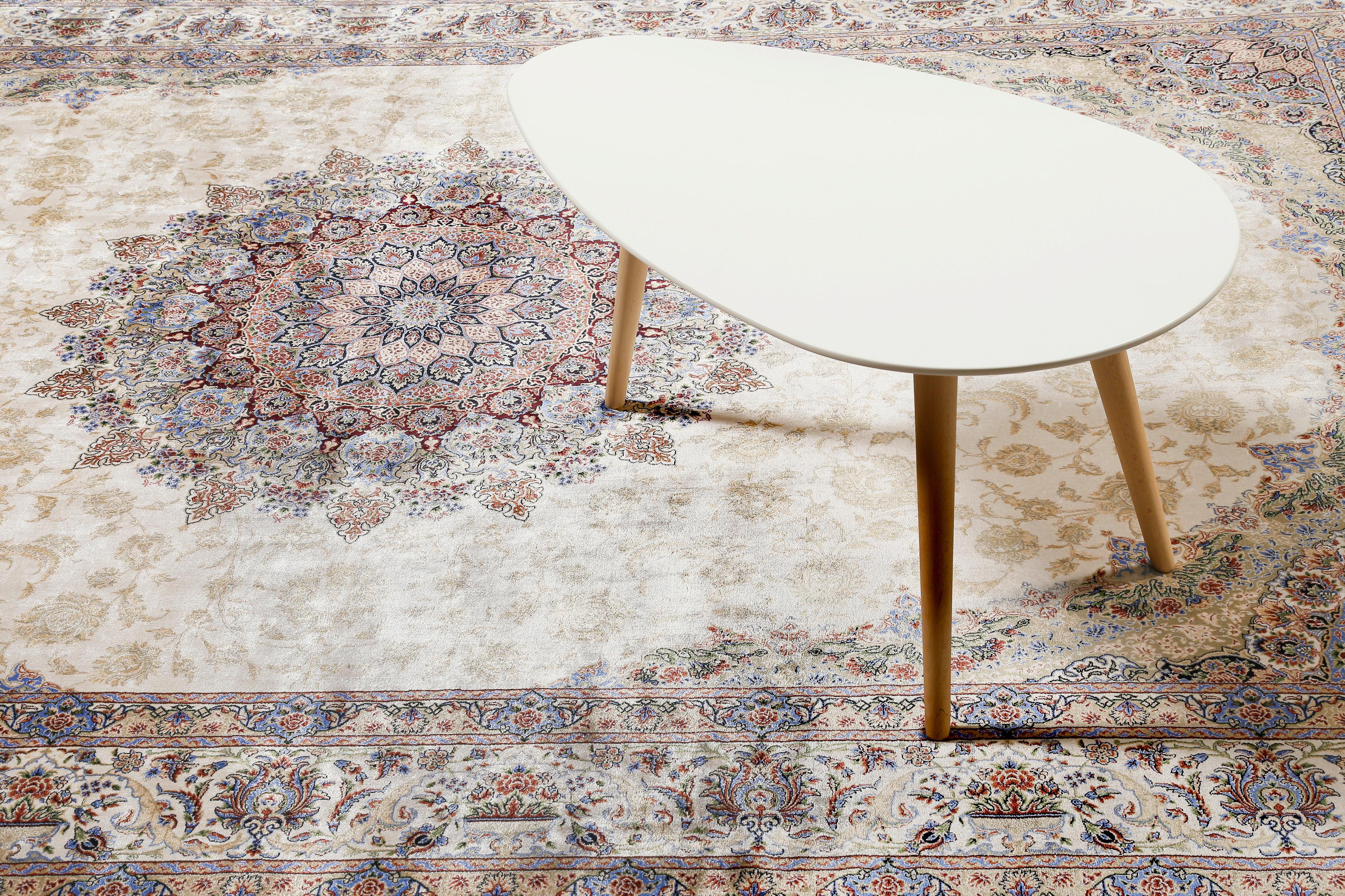 Orientalischer Webteppich Beige Täbriz 250x340 Cm - Beige, LIFESTYLE, Textil (250/340cm) - WECON HOME