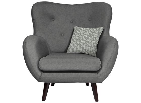 Tv Křeslo Viborg - šedá, Lifestyle, textil (91/104/80cm) Tv Křeslo Viborg - šedá, Lifestyle, textil (91/104/80cm)