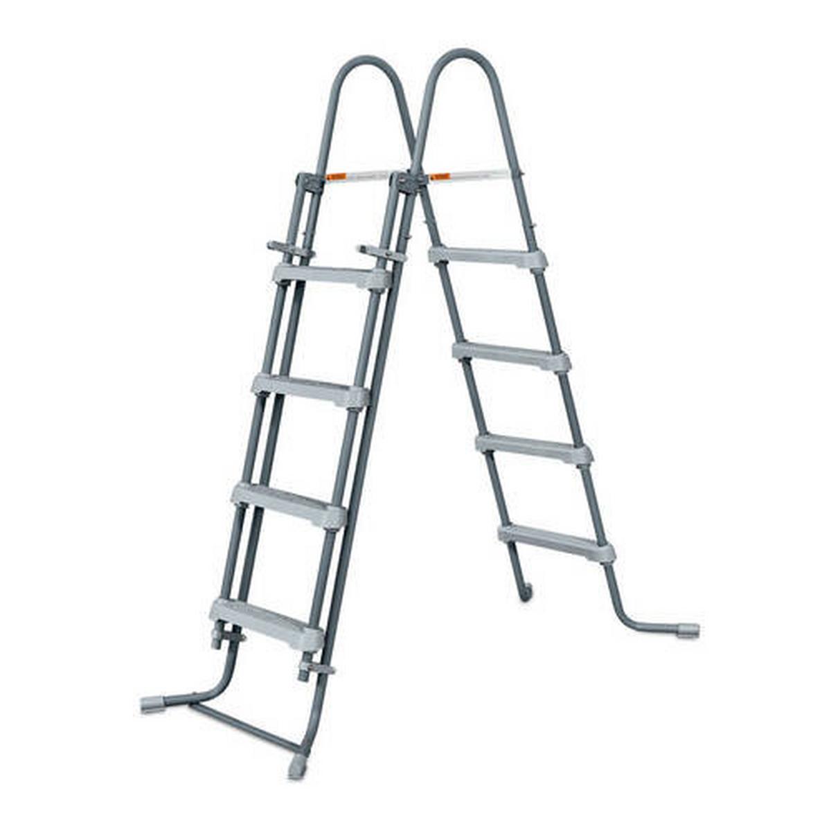 Aufstellpool Rechteckig D: 274 Cm - Anthrazit, KONVENTIONELL, Kunststoff/Metall (274/132/549cm)