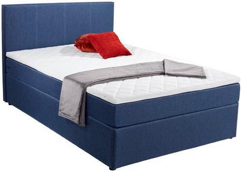 Box-ágy Carolina 140x200 Blau - Kék, konvencionális, Fa/Textil (143/105/209cm) - Carryhome