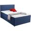 Boxbett Carolina 140x200 Blau - Blau/Schwarz, KONVENTIONELL, Holz/Textil (143/105/209cm) - Carryhome