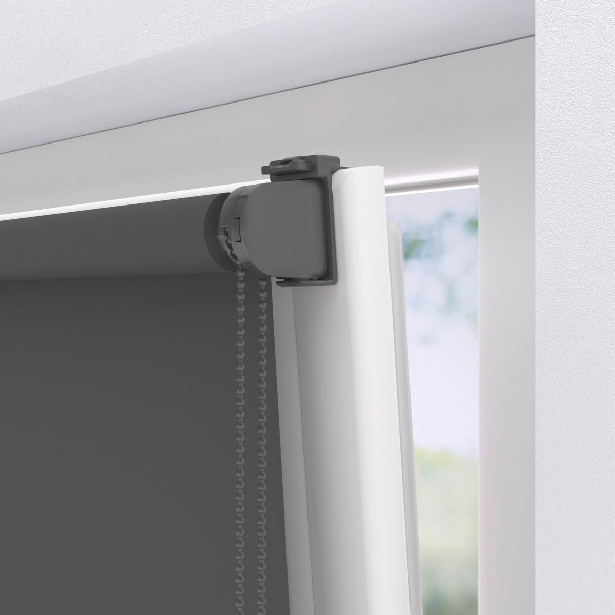 Verdunkelungsrollo 90x150 cm mit Kettenzug - Anthrazit, Basics, Kunststoff (90/150cm)