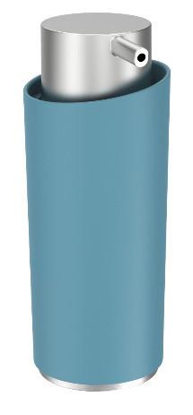Dávkovač mýdla Chris - modrá, Moderní, kov/plast (7,6/15,9/6cm) - Premium Living