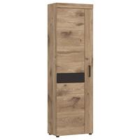 Garderobenschrank Grano Eichefarben B: 58 Cm - Eichefarben/Erlefarben, Trend, Holzwerkstoff (58/195/38cm)