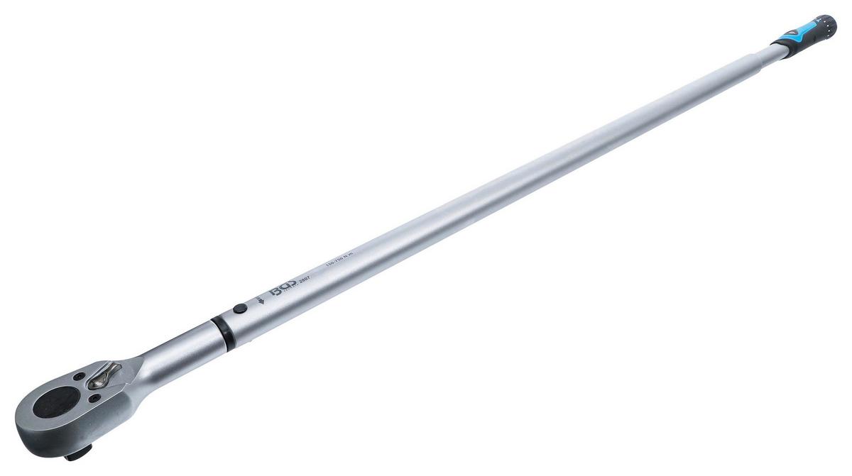 Drehmomentschlüssel Abtrieb Silberfarben/Schwarzl:ca.121cm - Silberfarben/Schwarz, Basics (121cm)