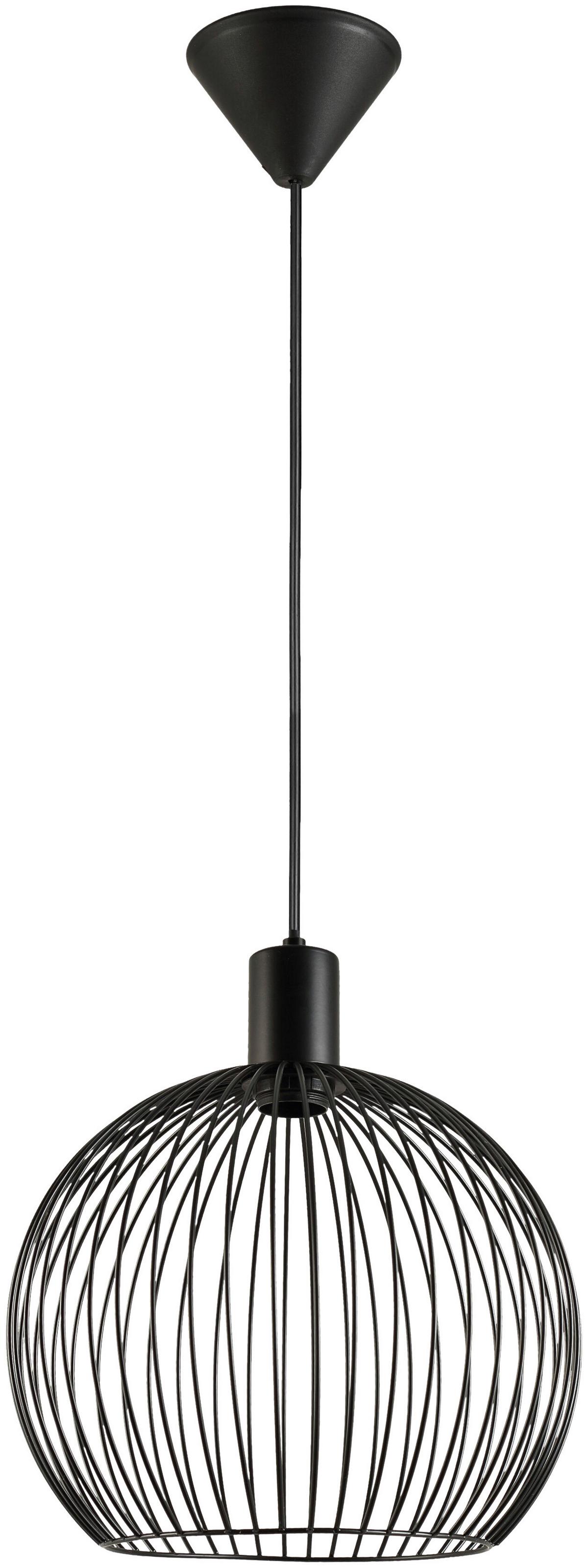ZÁVĚSNÉ SVÍTIDLO JESSE - černá, Moderní, kov (30/120cm) - Mömax