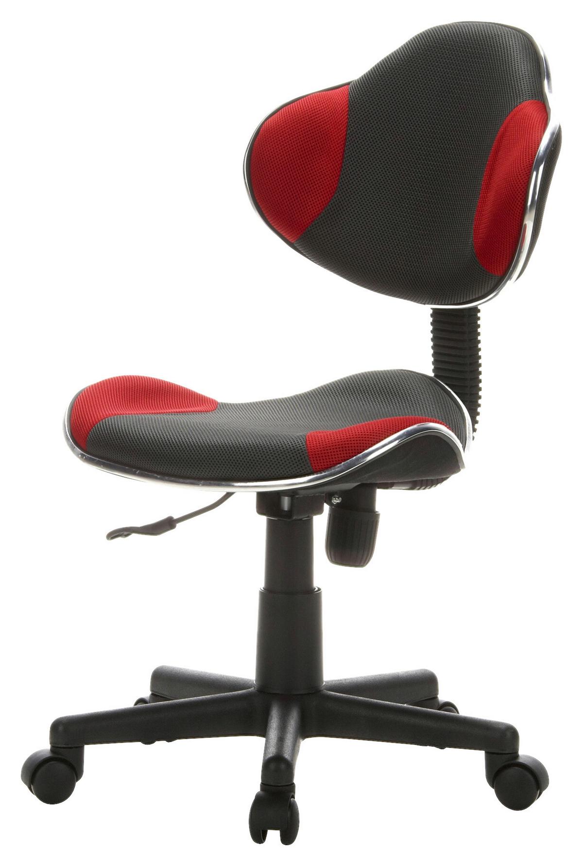 Jugenddrehstuhl Kiddy Gti 2 Rot/grau - Rot/Grau, Basics, Kunststoff (45/86-101/42cm) - MID.YOU