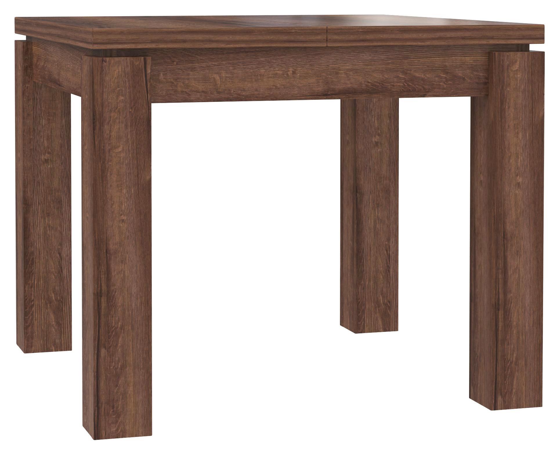 Kihúzható Asztal Trass - Tölgyfa, konvencionális, Faalapú anyag/Műanyag (90-180/75,9/90,4cm)