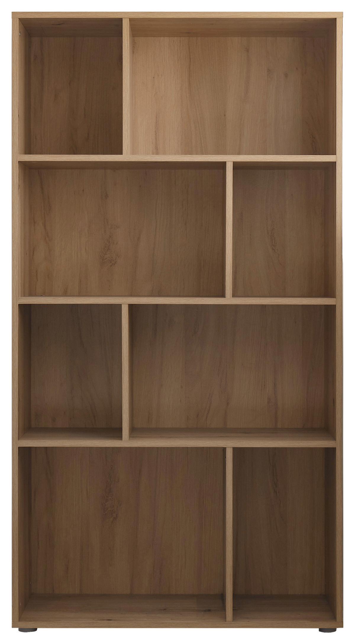 STOJACÍ REGÁL LIAM - dub artisan, Konventionell, kompozitné drevo (80/150/34cm)