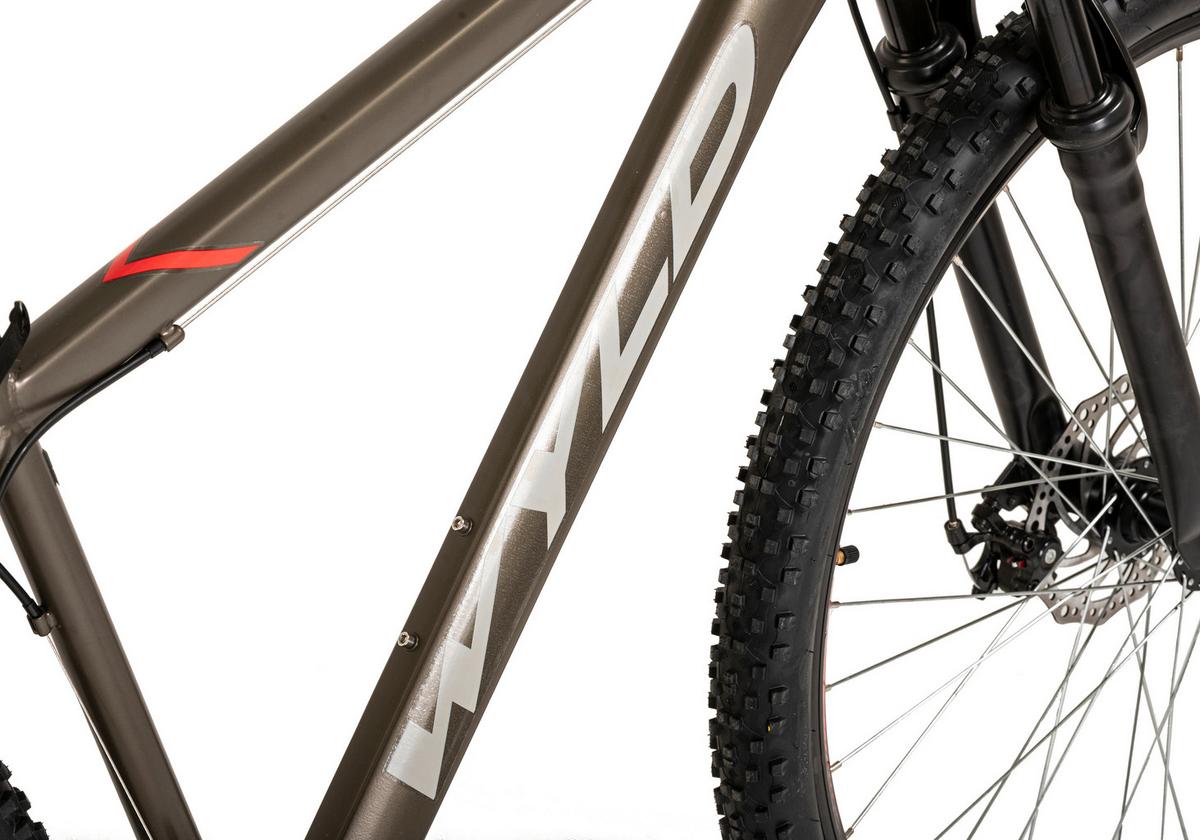 Mountainbike 421m - Grau, KONVENTIONELL, Metall (25/140/60cm)
