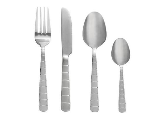 Besteckset, Stefanie 16-tlg., 4 Personen - Silberfarben, KONVENTIONELL, Metall - Luca Bessoni Besteckset, Stefanie 16-tlg., 4 Personen - Silberfarben, KONVENTIONELL, Metall - Luca Bessoni