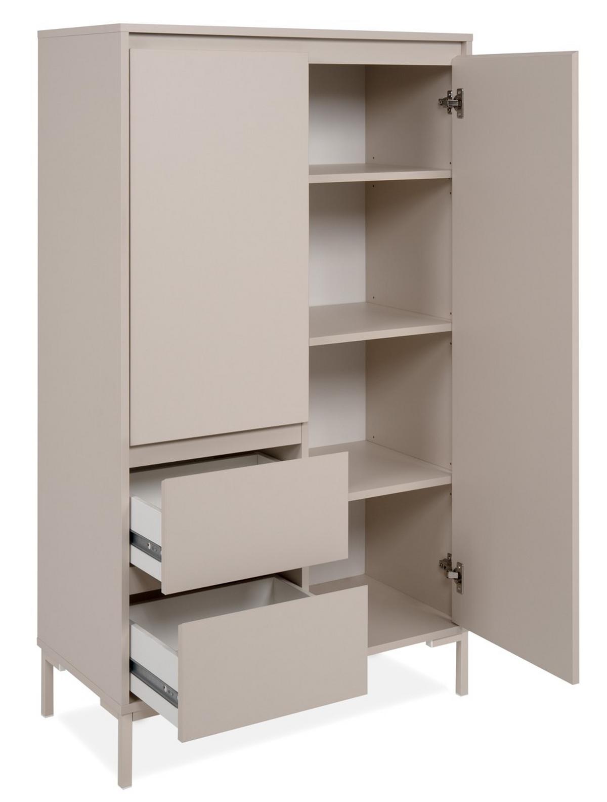 Highboard Korsika Kaschmir B: 81cm - Kaschmir, Design, Holzwerkstoff (81/139/40cm) - MID.YOU
