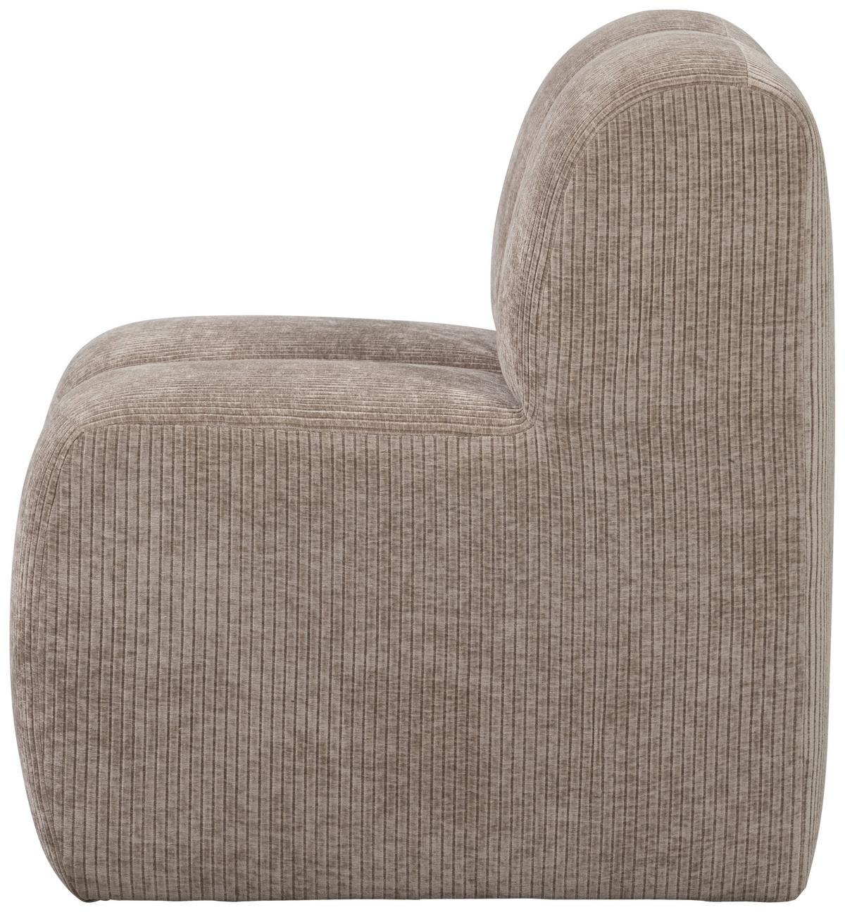 Sitzbankelement Mojo Sandfarben B: 84cm - Sandfarben, MODERN, Textil (84/83/73cm) - Livetastic
