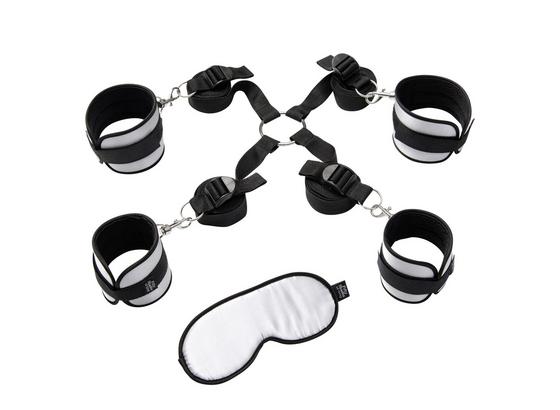 Handfessel-Set Hard Limits 3-teilig - Silberfarben/Schwarz, Basics, Kunststoff/Textil Handfessel-Set Hard Limits 3-teilig - Silberfarben/Schwarz, Basics, Kunststoff/Textil