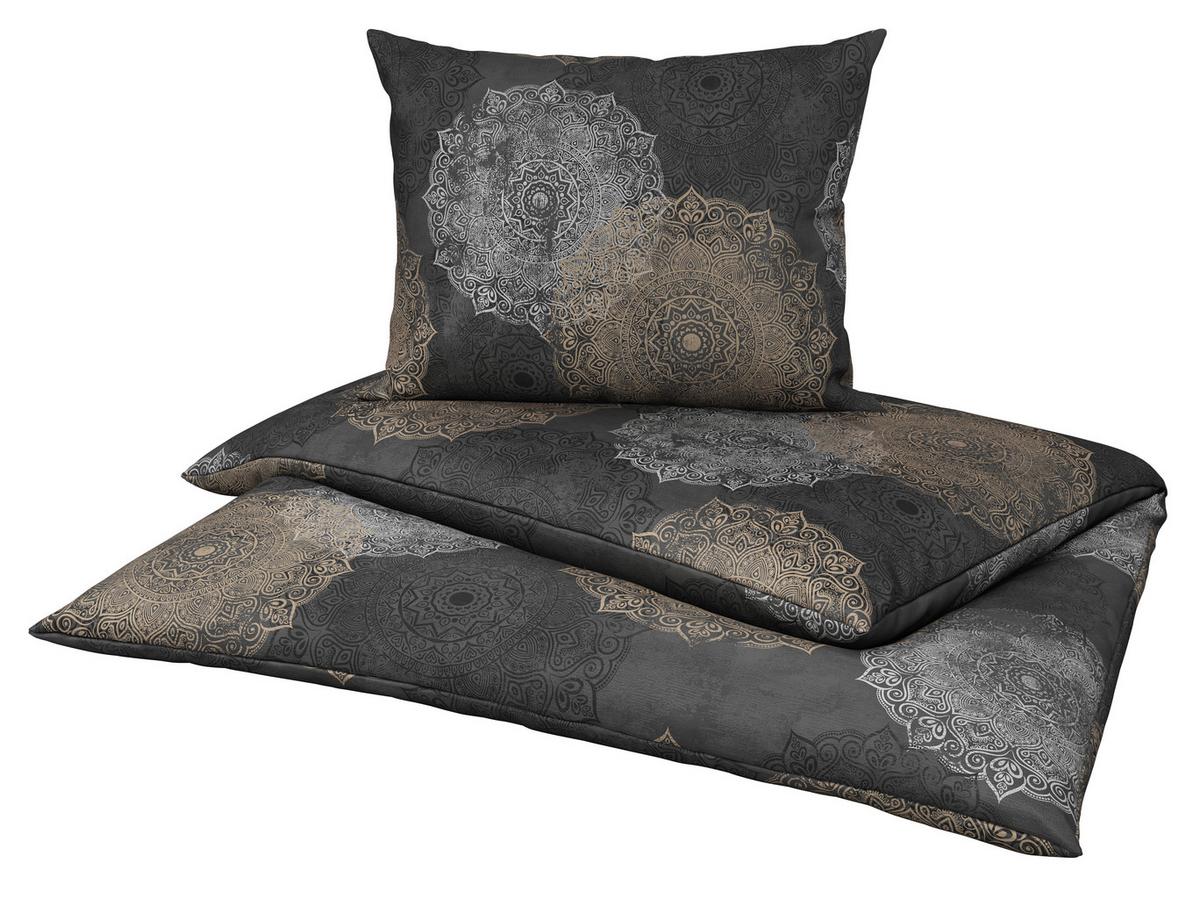 Ágyneműhuzat-garnitúra Linda - antracit, Romantik / Landhaus, textil - James Wood